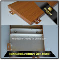 Decorative Imitation Wood Grain Aluminum Facade with Mixer Moistureproof